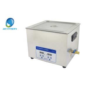 China Industrial Skymen 15L Benchtop Ultrasonic Cleaner Tank With Basket on sale