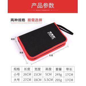 Canvas Portable Tool Bag Customized Size With Black Thickening Belt