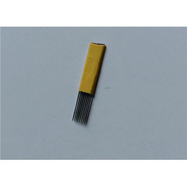 Permanent Makeup Microblading Eyebrow Tattoo Needles 15M Disposable Less Vibration
