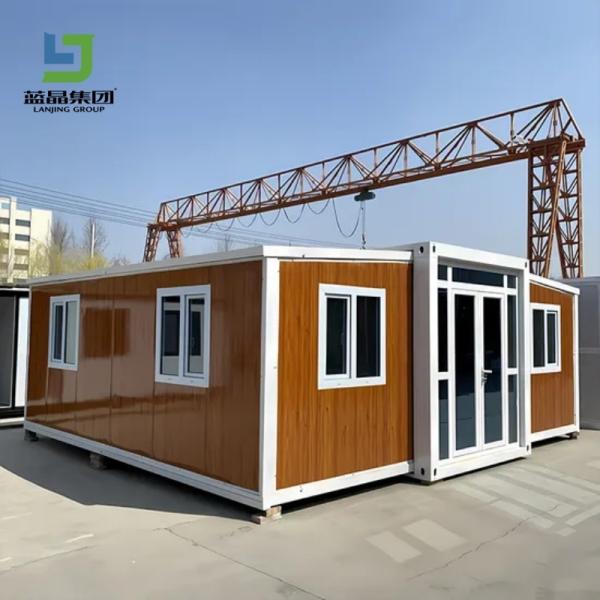 Quality Expandable Container House 38m² Steel Structure Mobile Office Camp wholesale