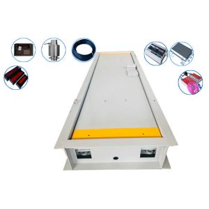 Grey Fixed 3.2m 40T Truck Axle Scale For Transportaion