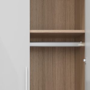Contemporary Modern Simple Bedroom Wardrobe customization With Hanging Rod Ample