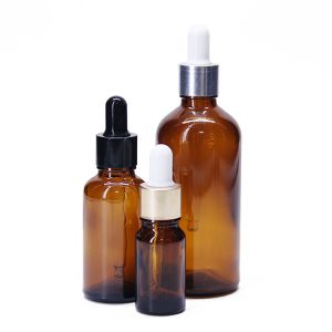 15ml 30ml Amber Essential Oil Dropper Brown Glass Bottles With Measurement
