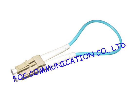 Quality LC / UPC OM3 Loopbacks Telecommunication Fiber Optical Patch Cord Cutomized wholesale