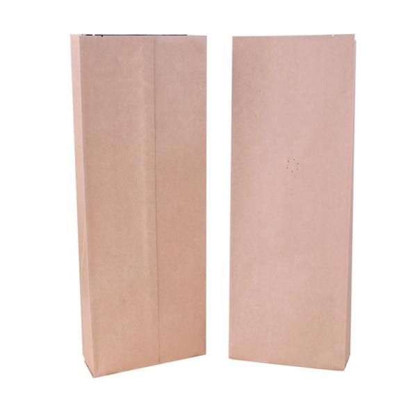 Coffee bag Flat Bottom k kraft paper bag/ tea packaging bags with valve