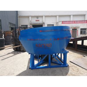Ore Dressing Double Wheels Gold Wet Pan Mill