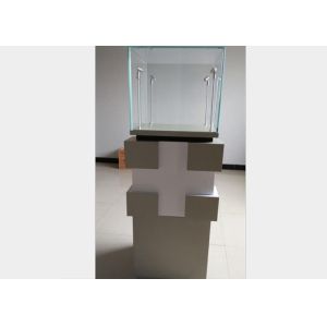 Multi Functional Custom Glass Display Cases Fully Assembled Structure For