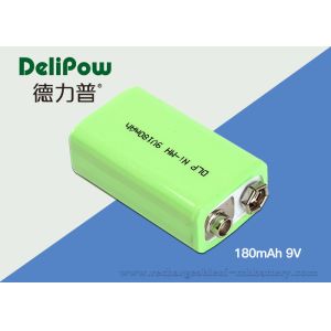 Rapid Charge 180mAh 9V Rechargeable Nimh Batteries For Industrial