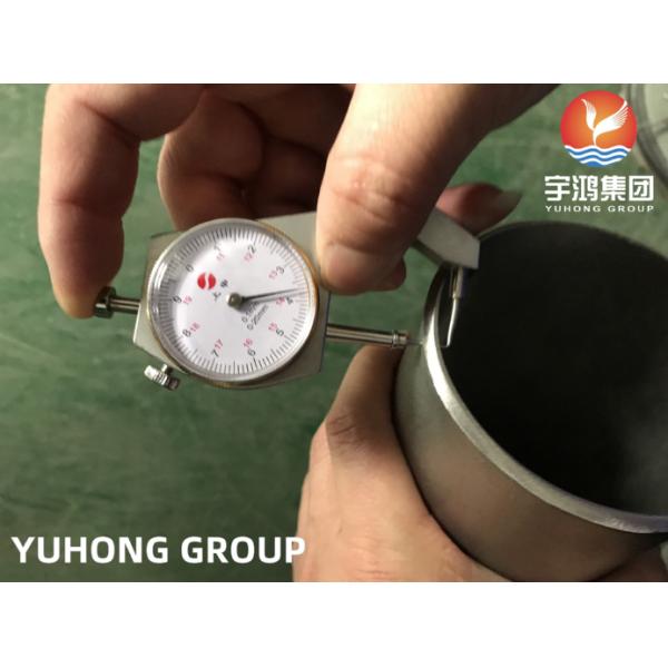 ASTM A815 WPS31803 Duplex Stainless Steel Elbow Bend 5D B16.9 For Seawater Desalination