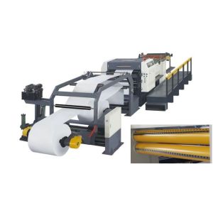 Automatic High-speed Helical-knife Paper Roll Sheeter Stacker, for 1-rol, 2-roll