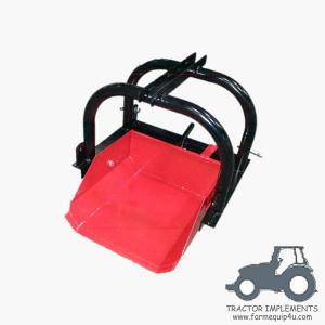 China DSCP24/30 - Farm Equipment Tractor 3pt Dirt Scoop 24And 30 Wth Manual Tipper, Tractor 3 Point Implements Trip Scoop on sale