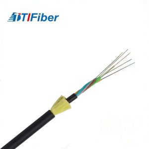 G652D ADSS Aerial Fiber Optic Cable Self Supporting 24cores 100m Span