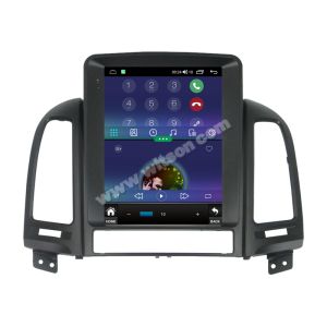 9.7'' Tesla Vertical Screen For Hyundai Santa Fe 2 2006-2012 Android Car