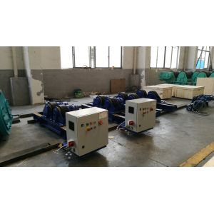 2800mm Adjustable 10T Pipe Welding Vessel Rollers With PU Wheel