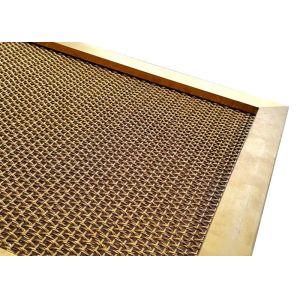 Cheap Frame Edge Architectural Wire Mesh For Interior &amp; Exterior Building Decoration for sale