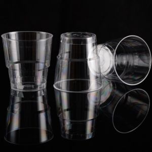 180ml Reusable Wine Cups with Custom PS Plastic Logo