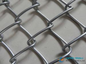 China Eco Friendly Garden Iron Galvanized Chain Link Fence 5.0m-50.0m Length on sale