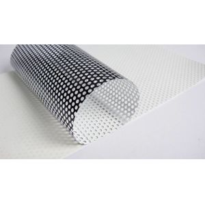 Solvent printable perforated vinyl 140mic One Way Vision Sticker For Window