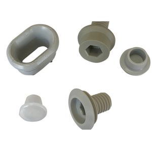 Lathe Process ABS Plastic Block Parts / CNC Precision Machining Pom Plastic