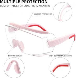 Cheap Safety Glasses Over Eyeglasses Anti Fog Safety Goggles Protective Glasses With Adjustable Frame For Men Women for sale