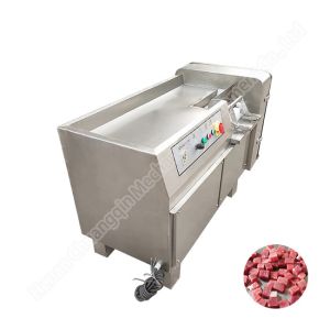 400kg/H Frozen Meat Processing Machinery Automatic Chicken Slicer Dicer Cutter