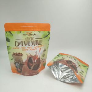 China Food Grade Stand Up Zipper Pouch Gravnre Printing For Cookie Customized Size on sale