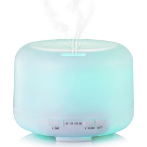 Remote Control Air Disinfectant Diffuser , Essential Oil Diffuser Timer 7 Color