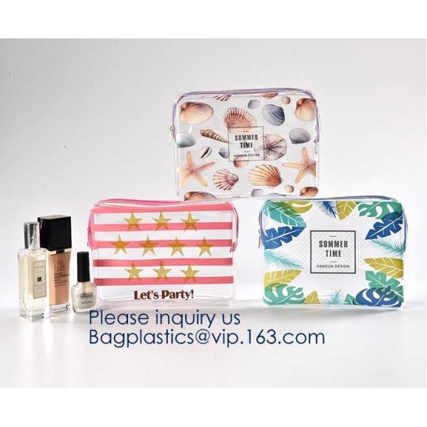 High Performance Toiletry Bag,Vinyl Plastic Toiletry for Travel Accessories Organizer Makeup bag,Wine sling Recycled Cos