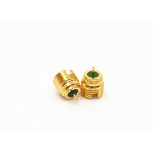 China Male Crimp Straight SMPM RF Connector Mini SMP With Glass Bean 50Ω Impedance on sale
