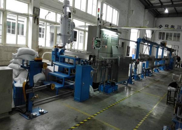 Quality Durable extrusion equipment cable extrusion machine With 1000mm Pay Off Bobbin wholesale