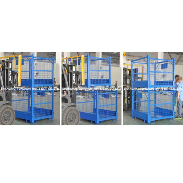 Torin LK21 Folding Stackable Half Open square Pipe Box Wire Mesh Pallet Container Metal Pallet
