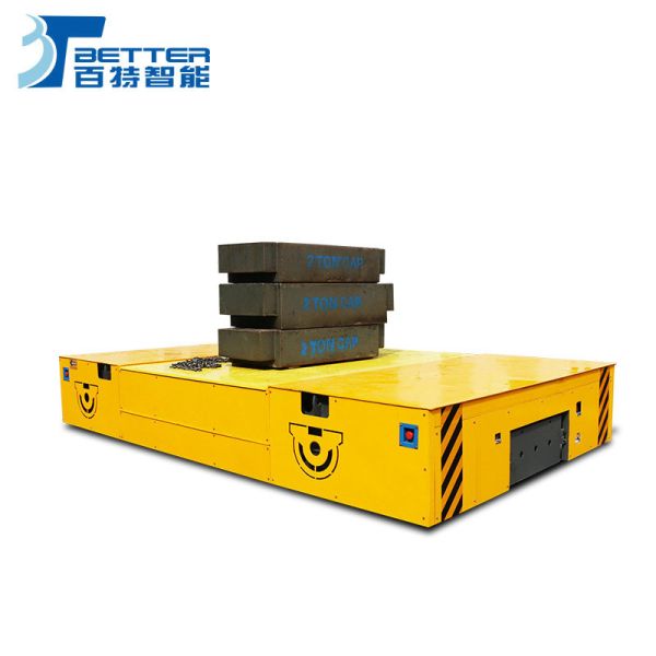 Quality Metallurgy Use Heavy Loads Electric Transport Transfer Vehicle Flat Cart wholesale