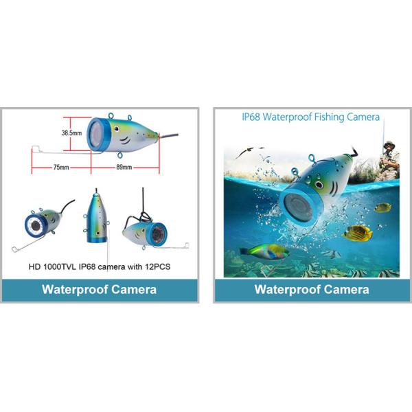 Waterproof Underwater Fishing Camera 7inch 1000TVL HD