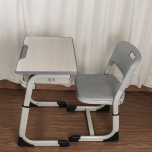 Bedroom Furniture Adjustable Single Student Table And Chair Set for Education