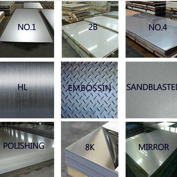 AISI Cold Rolled Stainless Steel Plate Sheet 600mm - 1500mm Width