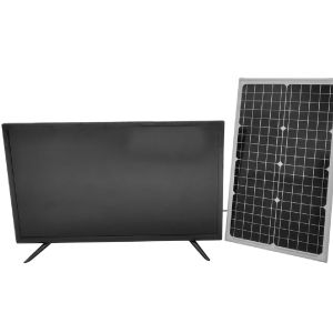 20W Solar System To Run Tv And Fridge , 5m Cable Solar Powered Tv