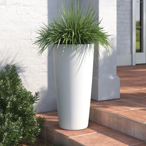 Outdoor Garden Fiberglass Flower Pots Large For Real Or Artificial Tree