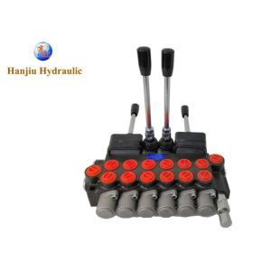 6P40 Joystick Hydraulic Directional Valve 40lpm Manual Control Valve Interchange