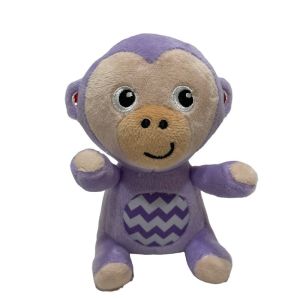 Cheap 15CM Plush Purple Monkey Stuffed Animal Gift For Kids for sale