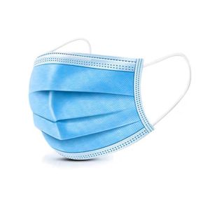 3 Layers Blue Non-woven Fabric Disposable Medical Face Mask 3 Ply Surgical Face