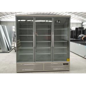 Upright Three Swing Door Freezers For Supermarkets Bars