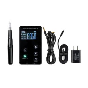 China YD Blue Battery Digital Permanent Makeup Machine Kit Ombre Powder Eyebrow Tattoo Machine Pen on sale