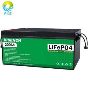Visench Direct factory 12V 24V 100Ah 120Ah 200Ah Deep 6000 Cycles Solar Lifepo4
