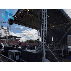 Jbl Speaker Aluminum Box Truss , Arch / Triangle Bolt Truss Stable Performance