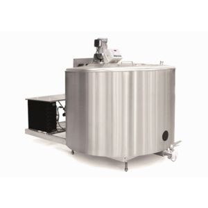 China Food Grade Bulk Milk Cooling 304 Stainless Steel Tank With Customized Capacity on sale