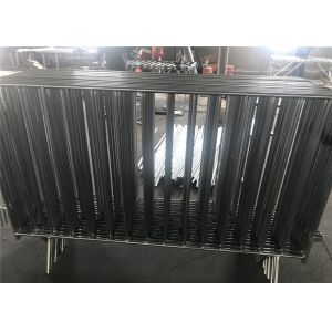 Hot Dipped Galvanized Crowd Control Barriers 1100mmx2500mm width 300gram/sqm hot