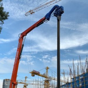 High-Accuracy Low-Noise Pile Driver - Sheet Pile Dedicated & Quick Converting