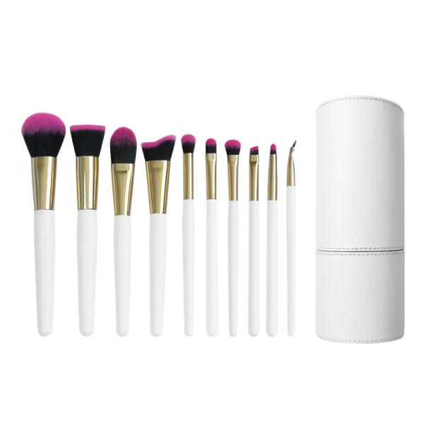 Elegant 10 Pieces Makeup Brush Set Highly Versatile Professional Eyeshadow Brushes