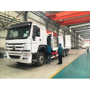 SINOTRUK  6 X 4  Heavy Cargo Truck Landing Leg Lift System For Towing Semi Trailer