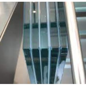 6.38-40.38mm PVB Clear Laminated Safety Glass Customized